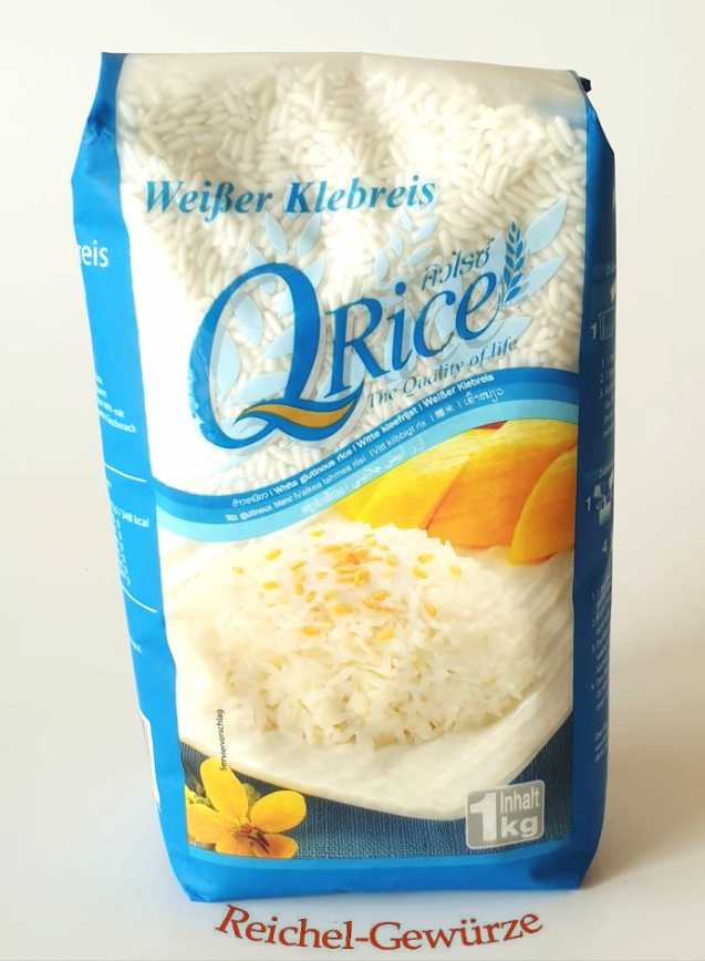 Reis Q RICE Weisser Klebereis